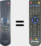 Télécommande pour remplacer TP 800 (296420610100)