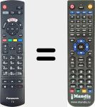 Télécommande pour remplacer RC42128M (30103574)
