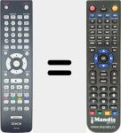Télécommande pour remplacer RC-1110 (307010027000D)
