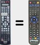 Télécommande pour remplacer RC-1145 (307010068001D)
