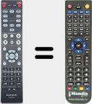 Télécommande pour remplacer RC005NA (30701025800AM)