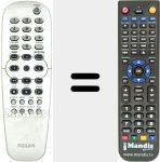 T&eacute;l&eacute;commande pour remplacer RC19133005/01H (313922889711)