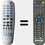 Télécommande pour remplacer 313925870111