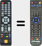 T&eacute;l&eacute;commande pour remplacer RC1994508/01B (313923826431)