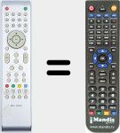 T&eacute;l&eacute;commande pour remplacer 504C1901804