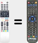 T&eacute;l&eacute;commande pour remplacer 539C268908W070