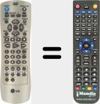 Télécommande pour remplacer 6711R1P063A