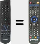 Télécommande pour remplacer TP 90 V (720117131000)