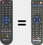 T&eacute;l&eacute;commande pour remplacer 980591606