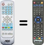 T&eacute;l&eacute;commande pour remplacer 98LR7SW-7BE-ACF