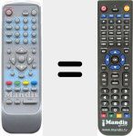 T&eacute;l&eacute;commande pour remplacer 98LR7SW