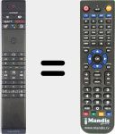 Télécommande pour remplacer 398GM10BEPHN0020SY (996592007461)