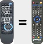 Télécommande pour remplacer RC-552E (A70126205)