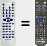 T&eacute;l&eacute;commande pour remplacer RC-F0509E (A70174008)