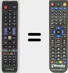 Télécommande pour remplacer TM1250 (AA59-00582A)