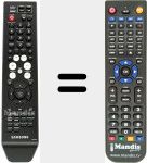 Télécommande pour remplacer HTQ20 (AH5901643C)