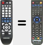 T&eacute;l&eacute;commande pour remplacer AH59-02146K