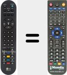 Télécommande pour remplacer AKB30377802