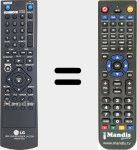 Télécommande pour remplacer AKB35914502