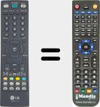 T&eacute;l&eacute;commande pour remplacer AKB33871414