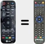 T&eacute;l&eacute;commande pour remplacer AKB72913311