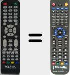 T&eacute;l&eacute;commande pour remplacer AQP001