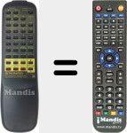 Télécommande pour remplacer CU-VSX107 (AXD7084)