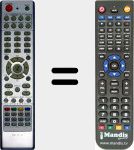 T&eacute;l&eacute;commande pour remplacer DDR-V7-D1