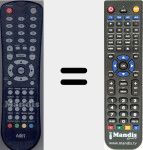 T&eacute;l&eacute;commande pour remplacer MW145M