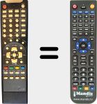 Télécommande pour remplacer E-150
