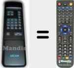 Télécommande pour remplacer Alpha5-6CD