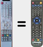 T&eacute;l&eacute;commande pour remplacer AV470DS