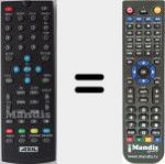 Télécommande pour remplacer RT0204