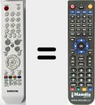 T&eacute;l&eacute;commande pour remplacer BN59-00555A