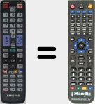 Télécommande pour remplacer TM1060 (BN59-01039A)