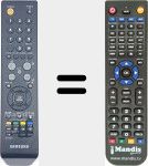 T&eacute;l&eacute;commande pour remplacer TM86 (BN59-00624A)