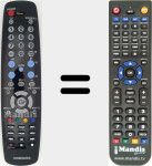 T&eacute;l&eacute;commande pour remplacer BN59-00685A