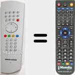 T&eacute;l&eacute;commande pour remplacer BV2