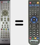 Télécommande pour remplacer BSV1690