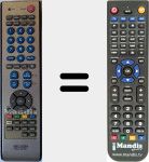 T&eacute;l&eacute;commande pour remplacer BSV4285I