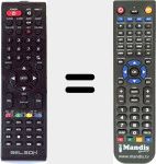 T&eacute;l&eacute;commande pour remplacer BSV22200-V3