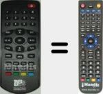 Télécommande pour remplacer EasyhomeTDTCompactA