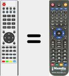 T&eacute;l&eacute;commande pour remplacer H305CIRST2B24PSP