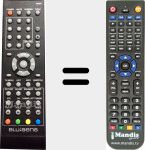 T&eacute;l&eacute;commande pour remplacer RC007