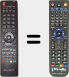 T&eacute;l&eacute;commande pour remplacer RC036