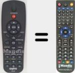 Télécommande pour remplacer MXAM (CH458EL01G001)