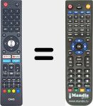 T&eacute;l&eacute;commande pour remplacer CHI001