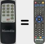 Télécommande pour remplacer MP3 Digital (CL144)