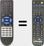 T&eacute;l&eacute;commande pour remplacer CRONO001