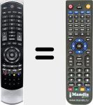 T&eacute;l&eacute;commande pour remplacer CT-90369